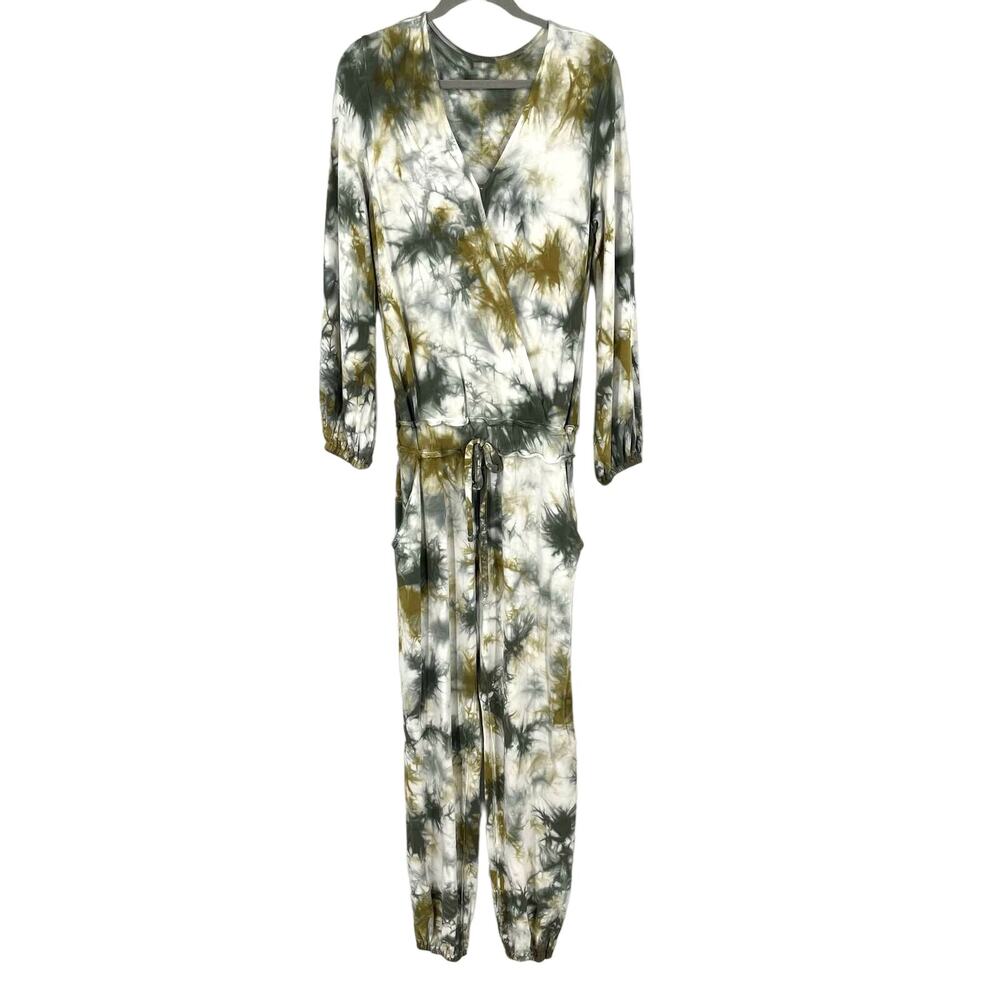 Young Fabulous‎ & Broke Jumpsuit Green Tie Dye Small NWOT